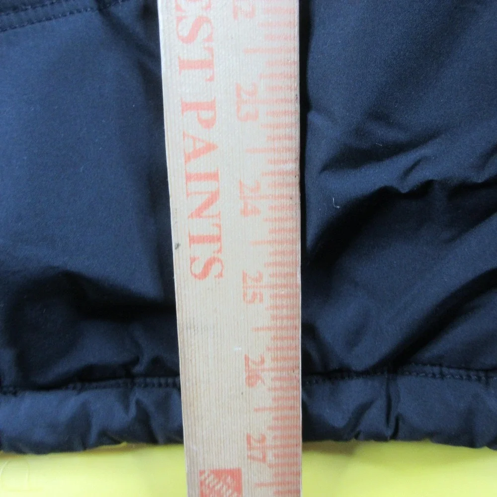 The North Face Jacket Mens S Black Hooded Puffer Fleece Lined Zip Outdoor Hiking